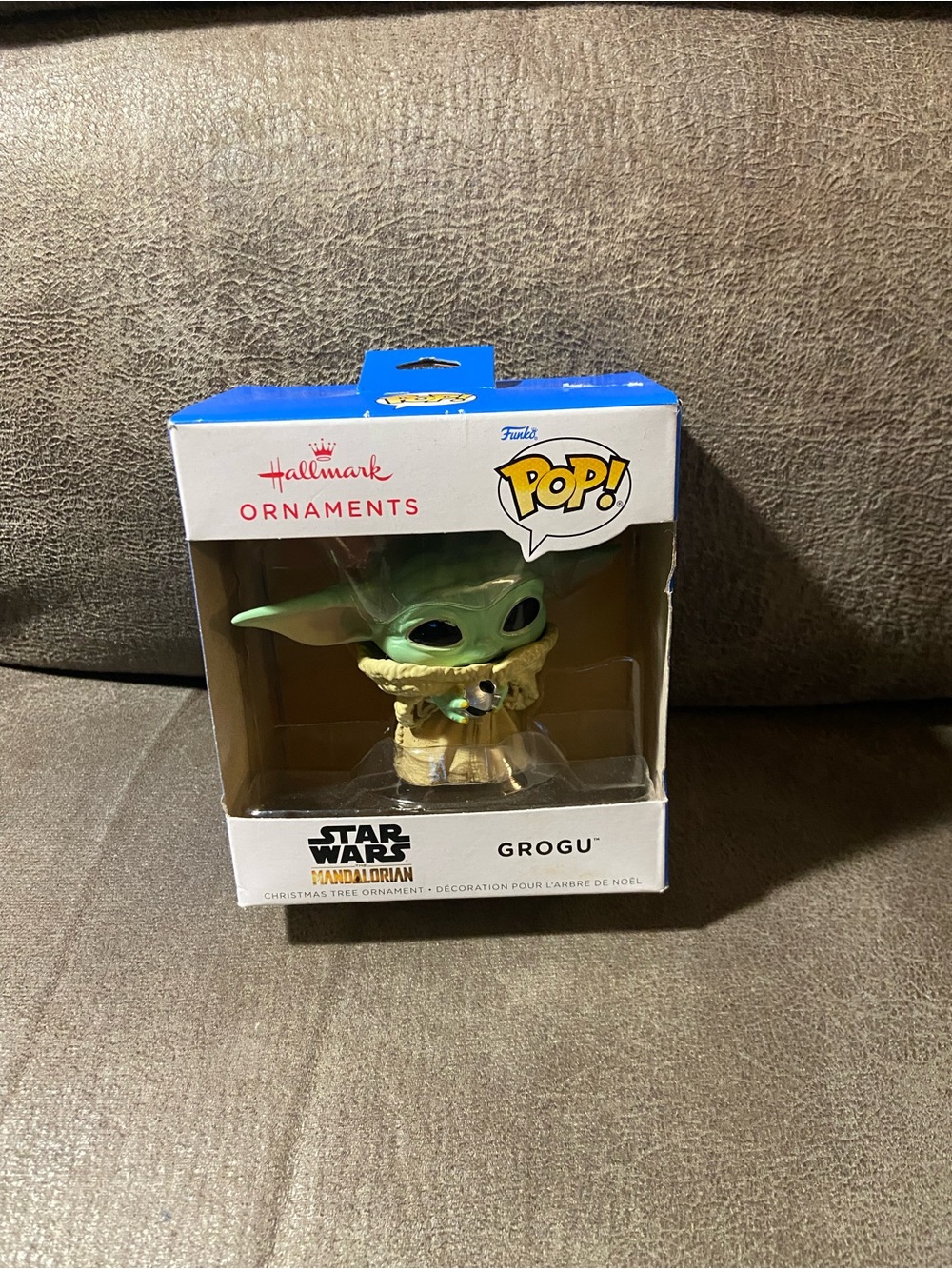 Hallmark Pop! Grogu Star Wars Green Ornament 2023